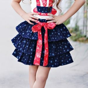 Mustard Pie Mia Skirt in True Blue.